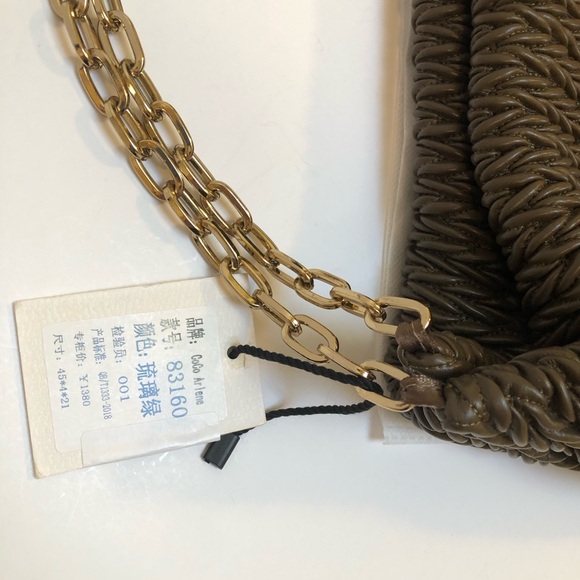 Coco Arlene Brown Faux Leather Bag NWT - Picture 6 of 15